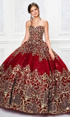 Princesa By Ariana Vara - PR11945 Lace Appliqued Sweetheart Ballgown