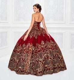Princesa By Ariana Vara - PR11945 Lace Appliqued Sweetheart Ballgown