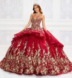 Princesa By Ariana Vara - PR12003 Sweetheart Appliqued Ballgown 22 Princesa By Ariana Vara - PR12003 Sweetheart Appliqued Ballgown