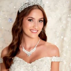 Princesa By Ariana Vara PR12266 - 3D Flowers Lighted Ball Gown