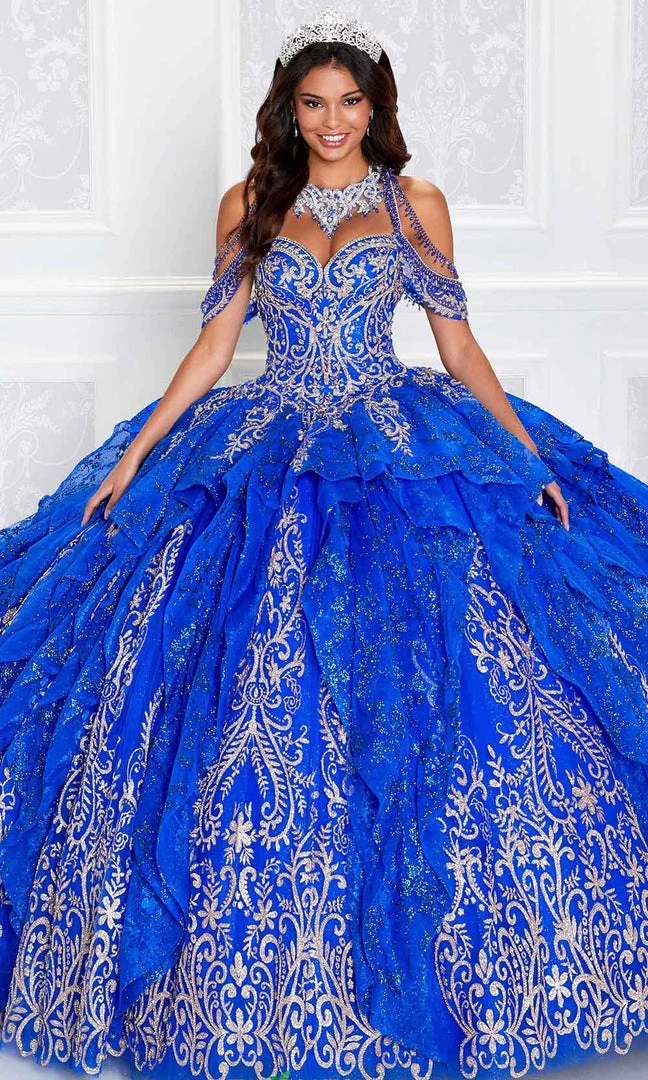 Princesa By Ariana Vara PR12274 - Embellished Ball Gown With Necklace 3 Princesa By Ariana Vara PR12274 - Embellished Ball Gown With Necklace