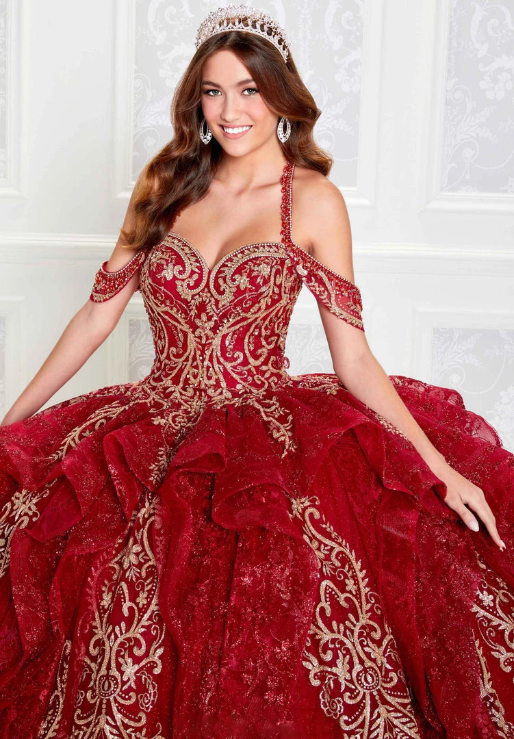 Princesa By Ariana Vara PR12274 - Embellished Ball Gown With Necklace 11 Princesa By Ariana Vara PR12274 - Embellished Ball Gown With Necklace