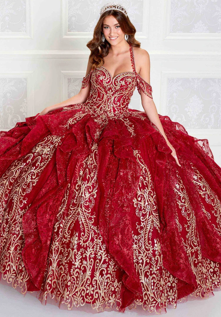 Princesa By Ariana Vara PR12274 - Embellished Ball Gown With Necklace 10 Princesa By Ariana Vara PR12274 - Embellished Ball Gown With Necklace