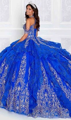 Princesa By Ariana Vara PR12274 - Embellished Ball Gown With Necklace