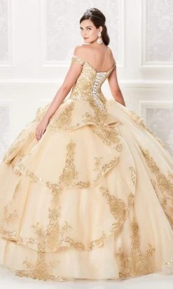 Princesa By Ariana Vara - PR21962 Lace Appliqued Off-Shoulder Dress 15 Princesa By Ariana Vara - PR21962 Lace Appliqued Off-Shoulder Dress