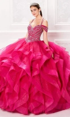 Princesa By Ariana Vara - PR21966 Ruffled Off Shoulder Gown