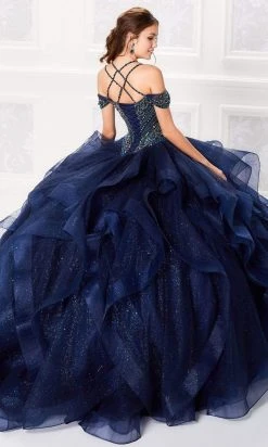 Princesa By Ariana Vara - PR21966 Ruffled Off Shoulder Gown