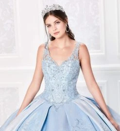 Princesa By Ariana Vara - PR21968 Beaded V-Neck Ball Gown 18 Princesa By Ariana Vara - PR21968 Beaded V-Neck Ball Gown