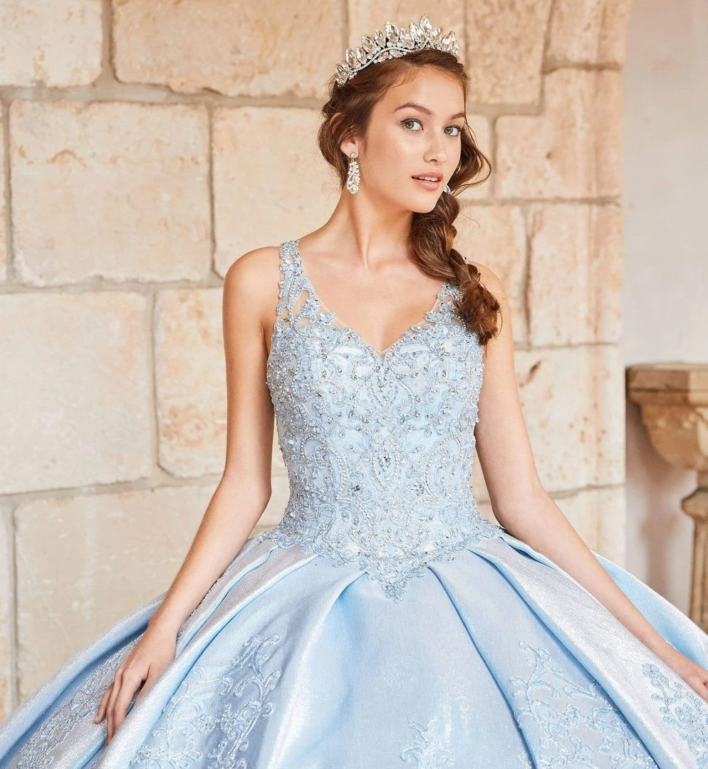Princesa By Ariana Vara - PR21968 Beaded V-Neck Ball Gown 11 Princesa By Ariana Vara - PR21968 Beaded V-Neck Ball Gown