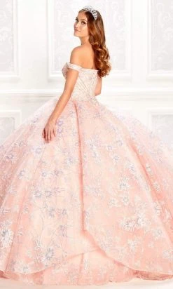 Princesa By Ariana Vara - PR22028 Embroidered Lace Ball Gown
