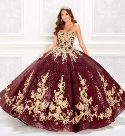 Princesa By Ariana Vara - PR22030 Sequined Sweetheart Ball Gown