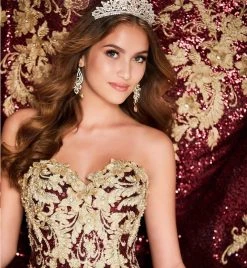 Princesa By Ariana Vara - PR22030 Sequined Sweetheart Ball Gown