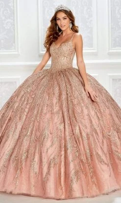 Princesa By Ariana Vara - PR22031 V-Neck Ball Gown