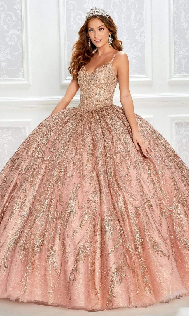 Princesa By Ariana Vara - PR22031 V-Neck Ball Gown 3 Princesa By Ariana Vara - PR22031 V-Neck Ball Gown