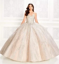 Princesa By Ariana Vara - PR22031 V-Neck Ball Gown 12 Princesa By Ariana Vara - PR22031 V-Neck Ball Gown