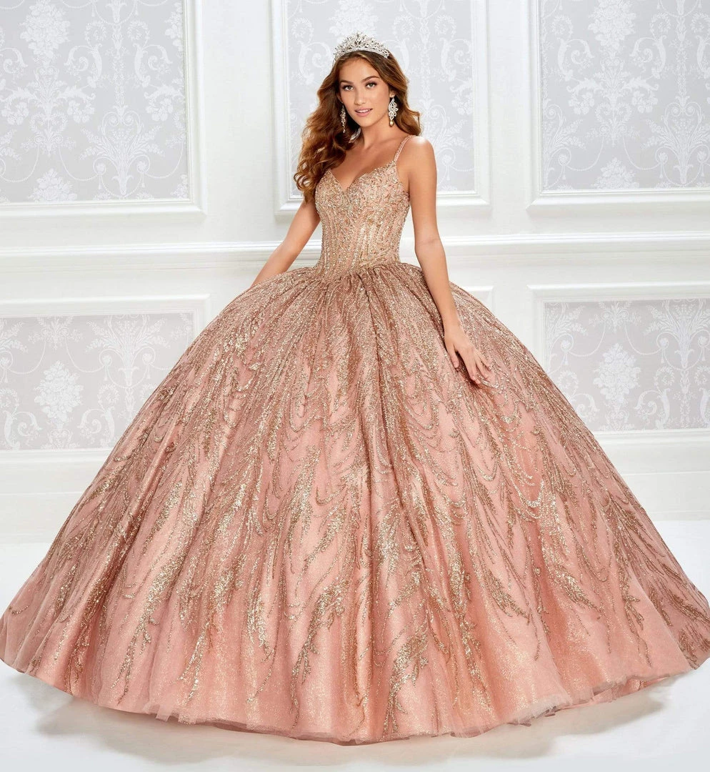 Princesa By Ariana Vara - PR22031 V-Neck Ball Gown 5 Princesa By Ariana Vara - PR22031 V-Neck Ball Gown
