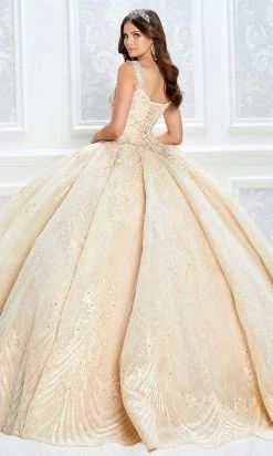Princesa By Ariana Vara - PR22033 Queen Anne Lace Ball Gown
