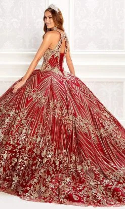 Princesa By Ariana Vara - PR22034 Halter Neck Ball Gown