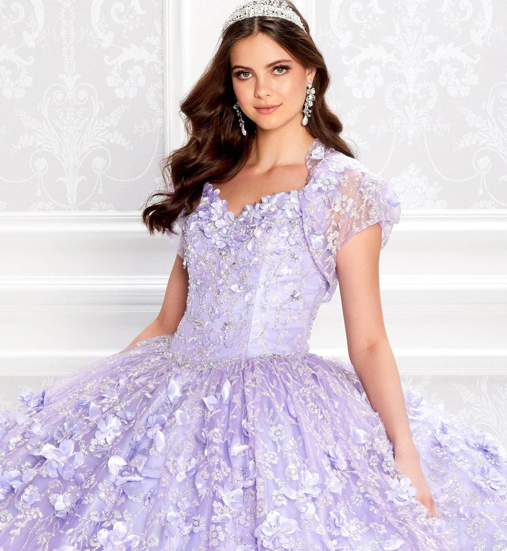 Princesa By Ariana Vara - PR22036 Floral Ball Gown With Lights 12 Princesa By Ariana Vara - PR22036 Floral Ball Gown With Lights