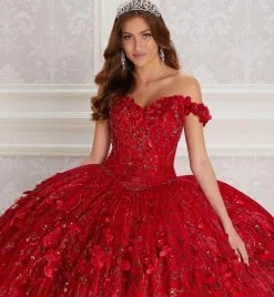 Princesa By Ariana Vara - PR22036 Floral Ball Gown With Lights 25 Princesa By Ariana Vara - PR22036 Floral Ball Gown With Lights