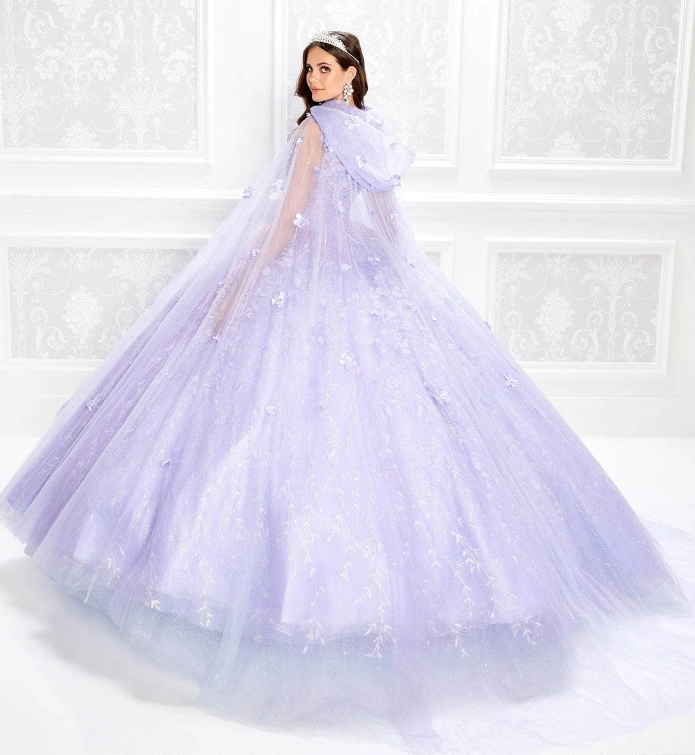 Princesa By Ariana Vara - PR22036 Floral Ball Gown With Lights 10 Princesa By Ariana Vara - PR22036 Floral Ball Gown With Lights