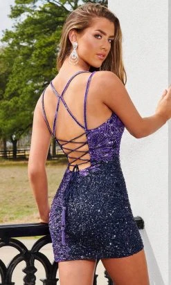 Rachel Allan 40175 - Beaded V-Neck Sheath Cocktail Dress 17 Rachel Allan 40175 - Beaded V-Neck Sheath Cocktail Dress