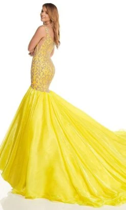 Rachel Allan - 50011 Beaded Off Shoulder Trumpet Dress 10 Rachel Allan - 50011 Beaded Off Shoulder Trumpet Dress