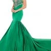 Rachel Allan - 50016 Beaded Sweetheart Trumpet Evening Dress