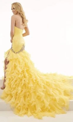 Rachel Allan - 50036 Strapless Ruffled Mermaid Dress