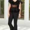 Rachel Allan 50138 - Short Ruffle Sleeve Jumpsuit 1 Rachel Allan 50138 - Short Ruffle Sleeve Jumpsuit