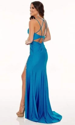 Rachel Allan - 70078 Sweetheart Sheath Dress With Slit 9 Rachel Allan - 70078 Sweetheart Sheath Dress With Slit