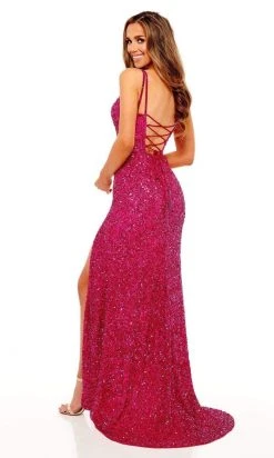 Rachel Allan - 70146 Fitted Sheath Evening Dress 9 Rachel Allan - 70146 Fitted Sheath Evening Dress