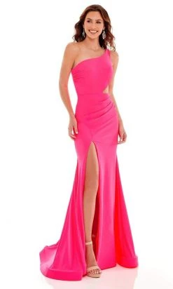 Rachel Allan - 70153 Asymmetrical Cutout Gown With Slit 16 Rachel Allan - 70153 Asymmetrical Cutout Gown With Slit