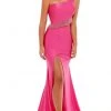 Rachel Allan - 70168 Bead-Fringed Cutout Gown 2 Rachel Allan - 70168 Bead-Fringed Cutout Gown