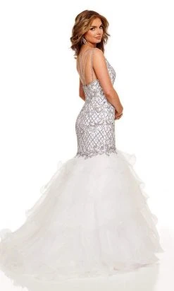 Rachel Allan - 70176 One Shoulder Fully Beaded Dress