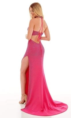 Rachel Allan - 70185 Beaded High Halter Gown