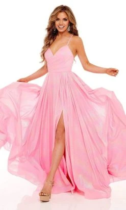 Rachel Allan - 70200 V-Neck A-Line Evening Gown 11 Rachel Allan - 70200 V-Neck A-Line Evening Gown