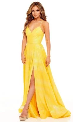 Rachel Allan - 70200 V-Neck A-Line Evening Gown 12 Rachel Allan - 70200 V-Neck A-Line Evening Gown