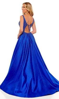 Rachel Allan - 70212 Beaded Scoop Back A-Line Gown 15 Rachel Allan - 70212 Beaded Scoop Back A-Line Gown