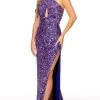 Rachel Allan - 70228 Halter Empire Evening Dress