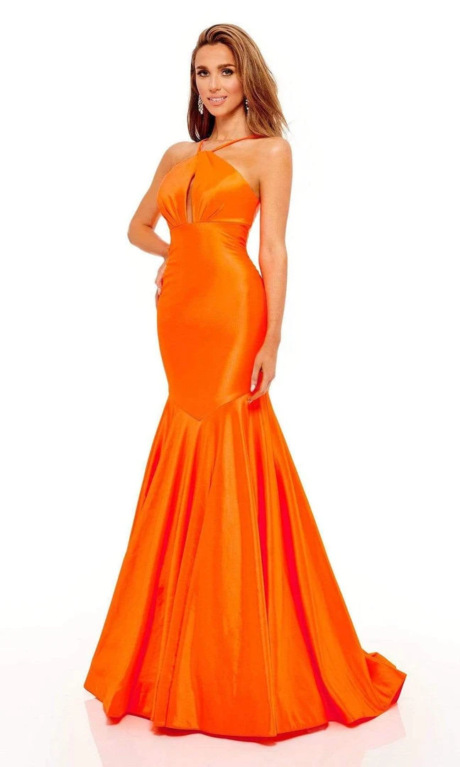 Rachel Allan - 70240 Halter Strap Cutout Mermaid Gown 7 Rachel Allan - 70240 Halter Strap Cutout Mermaid Gown