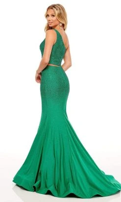 Rachel Allan - 70255 Two-Piece Beaded Mermaid Gown