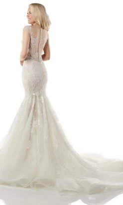 Rachel Allan - M774 Illusion Sweetheart Neck Mermaid Wedding Gown 9 Rachel Allan - M774 Illusion Sweetheart Neck Mermaid Wedding Gown
