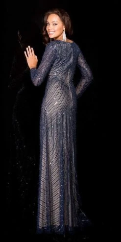 Scala - 48312 Dress In Navy Nude