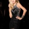 Scala - 48601 Dress In Black Silver 1 Scala - 48601 Dress In Black Silver