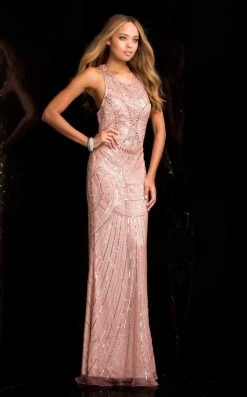 Scala - 48714 High Neck Long Evening Dress 22 Scala - 48714 High Neck Long Evening Dress