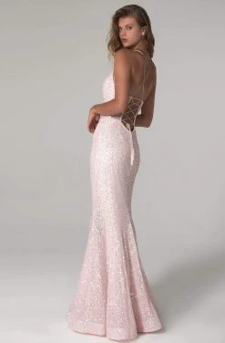 SCALA - 60080 Sequined Fit Trumpet Dress 13 SCALA - 60080 Sequined Fit Trumpet Dress