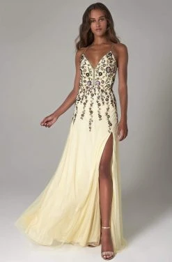 SCALA - 60086 Beads And Sequins Column Dress