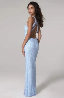 SCALA - 60113 Embellished Jewel Column Dress 15 SCALA - 60113 Embellished Jewel Column Dress