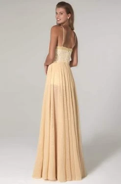 SCALA - 60122 Embellished Sweetheart A-line Dress